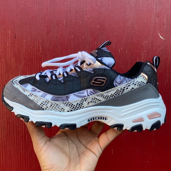 skechers delight black